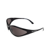 Balenciaga 90s Oval Sunglasses 001 black - product thumbnail 4/6