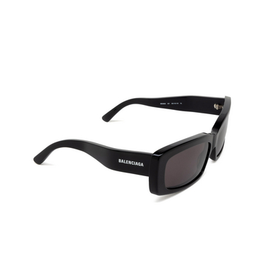 Balenciaga BB0286S Sunglasses 001 black - three-quarters view