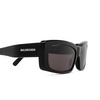 Balenciaga BB0286S Sunglasses 001 black - product thumbnail 3/5