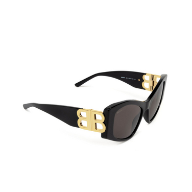 Balenciaga Dynasty XL Sunglasses 001 black - three-quarters view