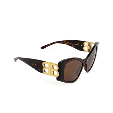 Gafas de sol Balenciaga Dynasty XL 002 havana - Vista tres cuartos
