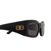 Balenciaga Hourglass Square Sunglasses 001 black - product thumbnail 3/4