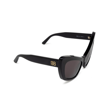 Balenciaga BB0293S Sunglasses 001 black - three-quarters view
