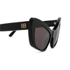 Balenciaga BB0293S Sunglasses 001 black - product thumbnail 3/5