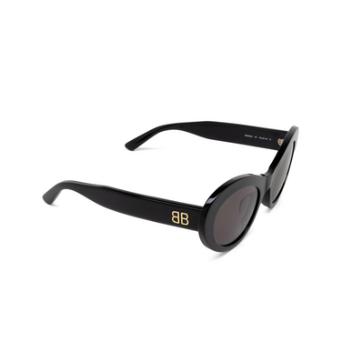 Balenciaga BB0294SK Sunglasses 001 black - three-quarters view