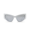 Occhiali da sole Balenciaga LED Frame Cat-eye 002 silver - anteprima prodotto 1/7