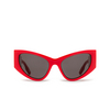 Balenciaga LED Frame Cat-eye Sunglasses 003 red - product thumbnail 1/7
