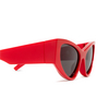 Gafas de sol Balenciaga LED Frame Cat-eye 003 red - Miniatura del producto 3/7
