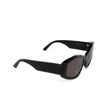 Balenciaga BB0302S Sunglasses 001 black - three-quarters view