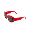 Balenciaga BB0302S Sunglasses 004 red - product thumbnail 4/5