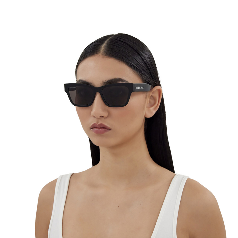 Balenciaga BB0307SA Sunglasses 001 black - 6/6
