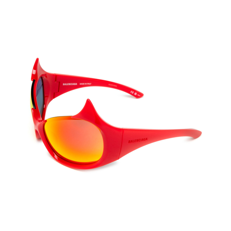 Gafas de sol Balenciaga Gotham Cat 004 red - 4/5