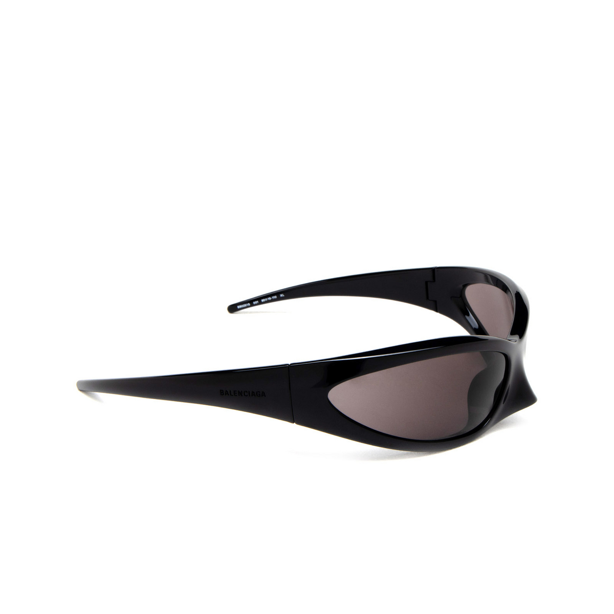 Balenciaga Skin Cat Sunglasses 001 Black  - three-quarters view