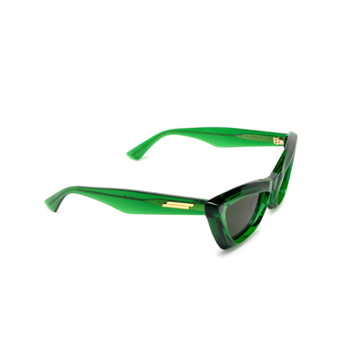 Gafas de sol Bottega Veneta BV1101S 010 green - Vista tres cuartos