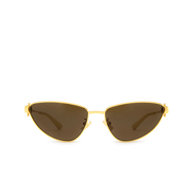 Bottega Veneta BV1186S Sunglasses 002 gold - front view