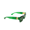 Bottega Veneta BV1230S Sunglasses 002 green - product thumbnail 2/4