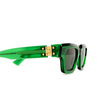Bottega Veneta BV1230S Sunglasses 002 green - product thumbnail 3/4