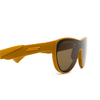 Gafas de sol Bottega Veneta BV1234S 003 yellow - Miniatura del producto 3/4