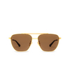 Bottega Veneta BV1236S Sunglasses 002 gold - product thumbnail 1/4