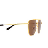 Gafas de sol Bottega Veneta BV1236S 002 gold - Miniatura del producto 3/4