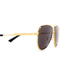 Bottega Veneta BV1240S Sunglasses 001 gold - product thumbnail 3/4