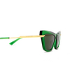 Gafas de sol Bottega Veneta BV1241S 003 green - Miniatura del producto 3/4