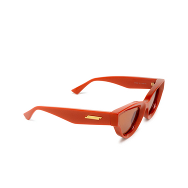 Gafas de sol Bottega Veneta BV1249S 004 orange - Vista tres cuartos