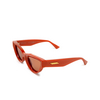 Gafas de sol Bottega Veneta BV1249S 004 orange - Miniatura del producto 4/6
