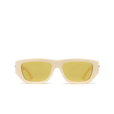 Bottega Veneta Bolt Recycled Sunglasses 003 ivory - front view