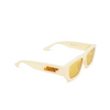 Bottega Veneta Bolt Recycled Sunglasses 003 ivory - product thumbnail 2/5