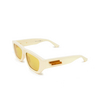 Bottega Veneta Bolt Recycled Sunglasses 003 ivory - product thumbnail 4/5