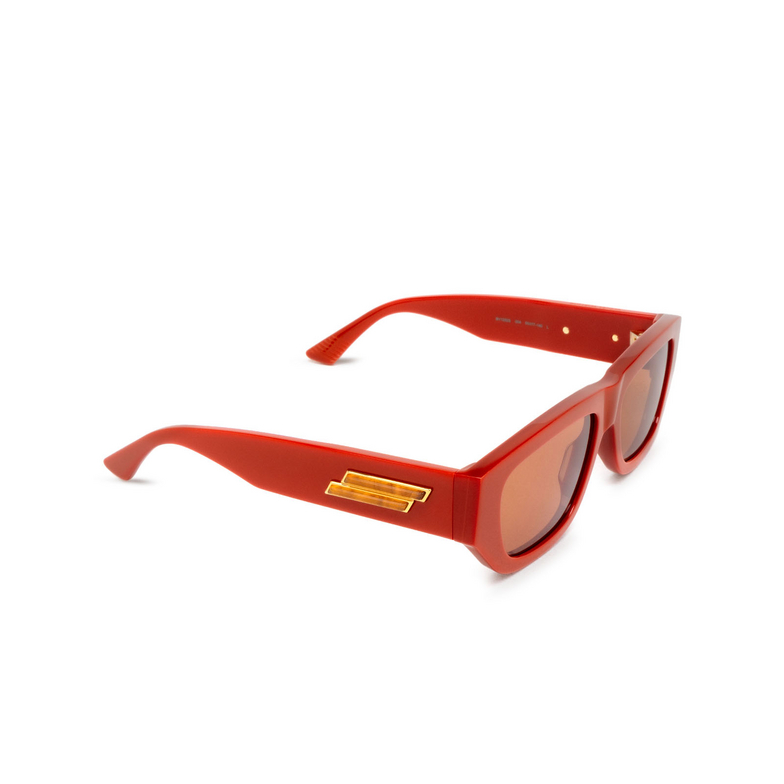 Bottega Veneta Bolt Recycled Sunglasses 004 orange - 2/4
