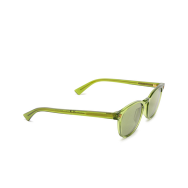 Bottega Veneta BV1253S Sunglasses 003 transparent green - three-quarters view