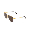 Bottega Veneta BV1267S Sunglasses 002 gold - product thumbnail 4/5