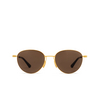 Bottega Veneta BV1268S Sunglasses 002 gold - product thumbnail 1/5