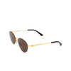 Bottega Veneta BV1268S Sunglasses 002 gold - product thumbnail 4/5
