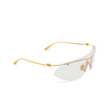 Bottega Veneta Knot Shield Sunglasses 001 gold - product thumbnail 2/4