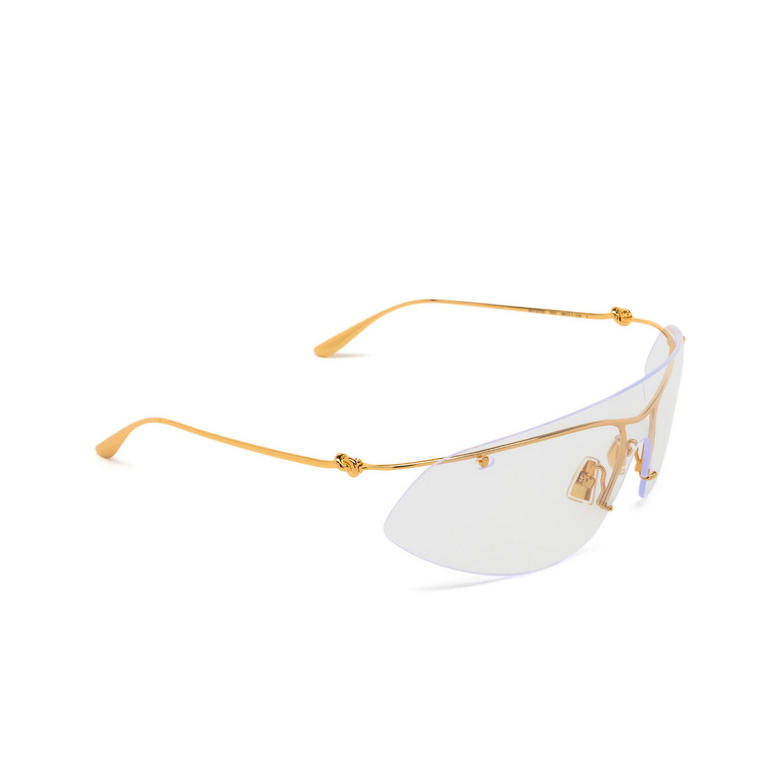 Bottega Veneta Knot Shield Sunglasses 001 gold - 2/4
