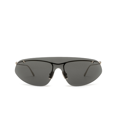 Bottega Veneta Knot Shield Sunglasses 002 silver - front view