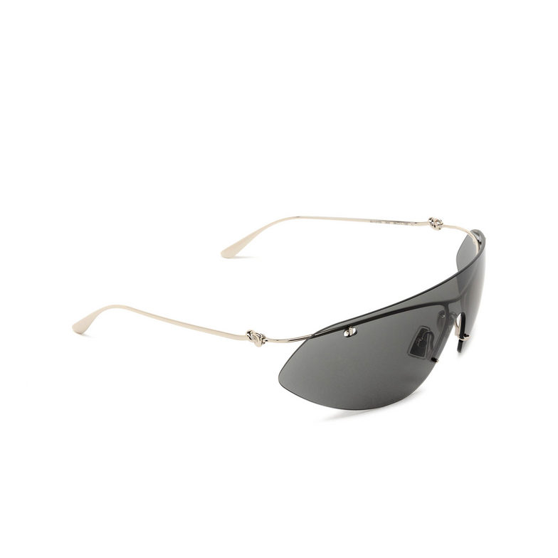 Bottega Veneta Knot Shield Sunglasses 002 silver - 2/5