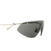 Bottega Veneta Knot Shield Sunglasses 002 silver - product thumbnail 3/5