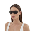 Bottega Veneta Knot Shield Sunglasses 002 silver - product thumbnail 5/5