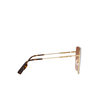 Occhiali da sole Burberry ALEXIS 110913 light gold - anteprima prodotto 3/4
