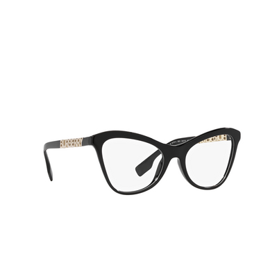 Burberry ANGELICA Eyeglasses 3001 black - three-quarters view