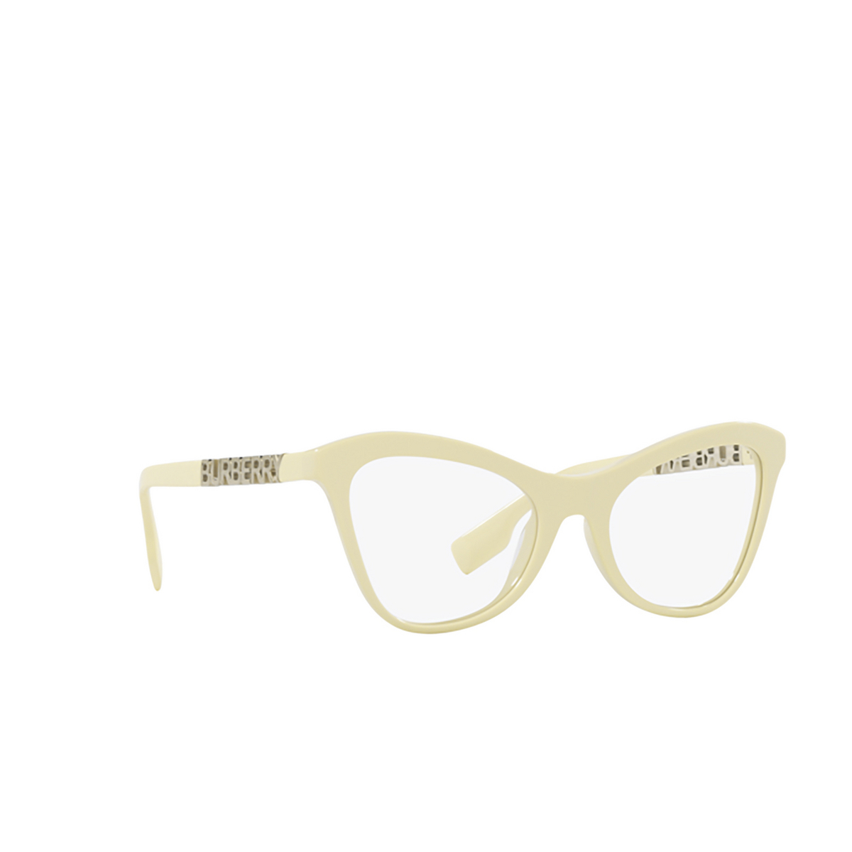 Burberry ANGELICA Eyeglasses 4066 Yellow - three-quarters view