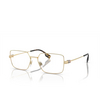 Burberry BE1380 Eyeglasses 1109 light gold - product thumbnail 2/4