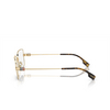 Burberry BE1380 Eyeglasses 1109 light gold - product thumbnail 3/4