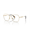 Burberry BE1381 Eyeglasses 1109 light gold - product thumbnail 2/4