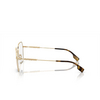Burberry BE1381 Eyeglasses 1109 light gold - product thumbnail 3/4