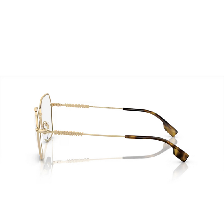 Burberry BE1381 Eyeglasses 1109 light gold - 3/4